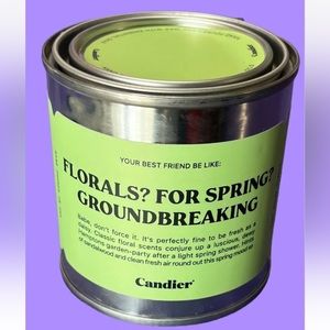 RYAN PORTER Soy Tin Candle in Florals? For Spring Groundbreaking NWOB 9 Oz 255 G